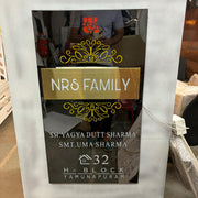 3D S.S 20 X 36 INCH TITANIUM BLACK MIRROR ( SHARMA )20X32, 20X40, 20X44